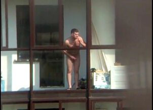 Naked men exhibitionist